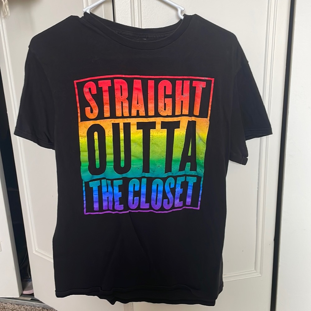 “Straight Outta The Closet” Pride T-Shirt